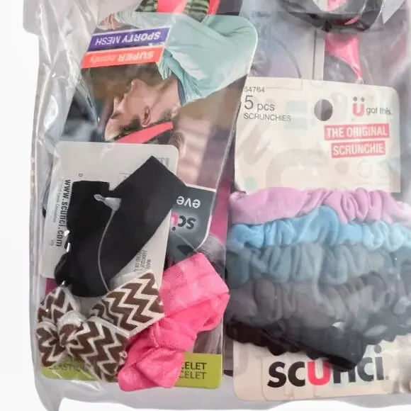 Scunci Girl's Hair Accessories Elsa Crystal Pins Headband Clips Ties Scrunchie - Picture 6 of 9